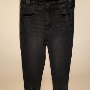 AE Lace Bottoms Hi Rise Jegging